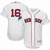 Red Sox 16 Andrew Benintendi White 2018 World Series Champions Home Flexbase Player Jersey Dzhi,baseball caps,new era cap wholesale,wholesale hats